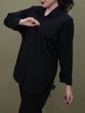 1070 - شومیز کیمونو بنددار مدل شاینی بسته 6 عددی ( عمده ) - Image 3