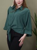 1324 - شومیز گره ای کیمونو مدل گراندا بسته 8 عددی ( عمده ) - Image 3