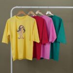 1274 - تیشرت سایز بزرگ استیکری مدل انیمه بسته 8 عددی ( عمده )