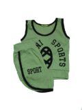 4939 - ست نیم تنه و شورت باشگاهی طرح sport بسته 6 عددی (عمده) - Image 5