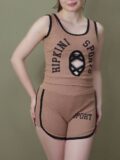 4939 - ست نیم تنه و شورت باشگاهی طرح sport بسته 6 عددی (عمده) - Image 2