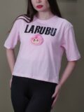 583 - تیشرت کراپ باکسی خرجکار مدل LABUBU بسته 7 عددی ( عمده ) - Image 3