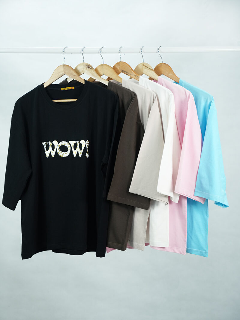 6741 - باکسی چاپی مدل wow بسته 6 عددی ( عمده )