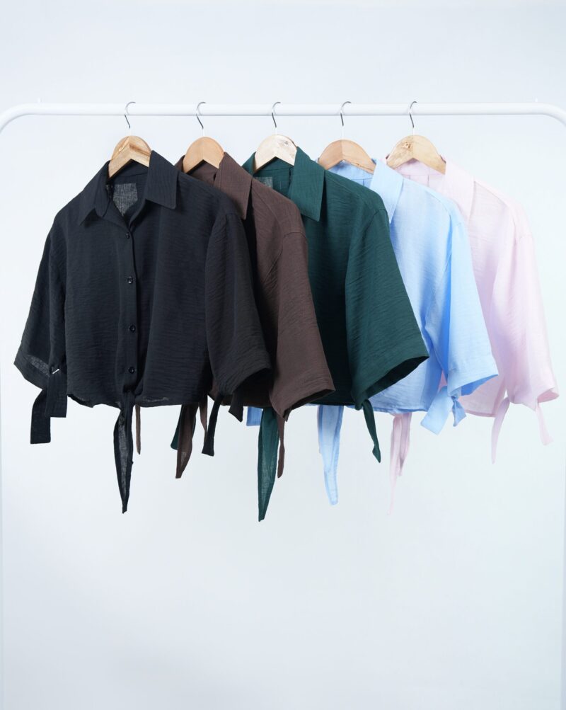 1411 - شومیز گره ای بسته 6 عددی ( عمده )