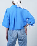 1412 - شومیز نگین دار گره ای بسته 9 عددی ( عمده ) - Image 6