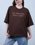 6800 - تیشرت باکسی JUST GIRL بسته 7 عددی ( عمده ) - Image 2