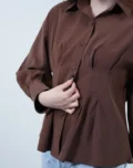 1405-1- شومیز برش پرنسسی بسته ۵ عددی (عمده) - Image 2