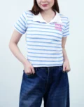 6811- پلوشرت گلدوزی Miu Miu بسته ۶ عددی (عمده) - Image 3