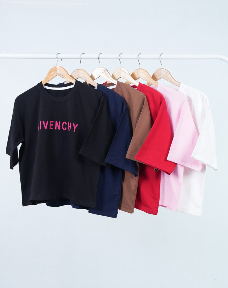 608- کراپ باکسی Givenchy بسته ۶ عددی (عمده)